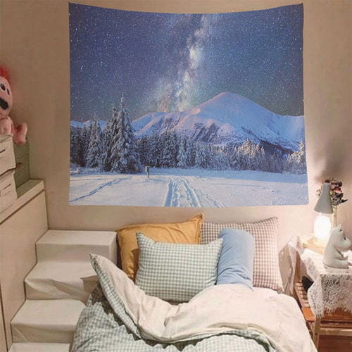 집 꾸미기 겨울 크리스마스 홈 DIY 인테리어 패브릭 포스터 대형