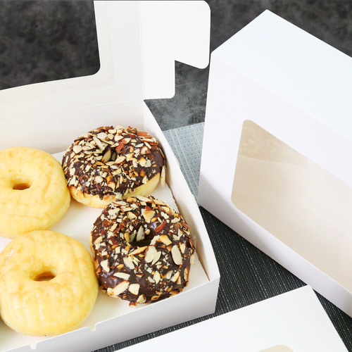 디저트 베이커리 떡 선물포장 도넛 박스 50매